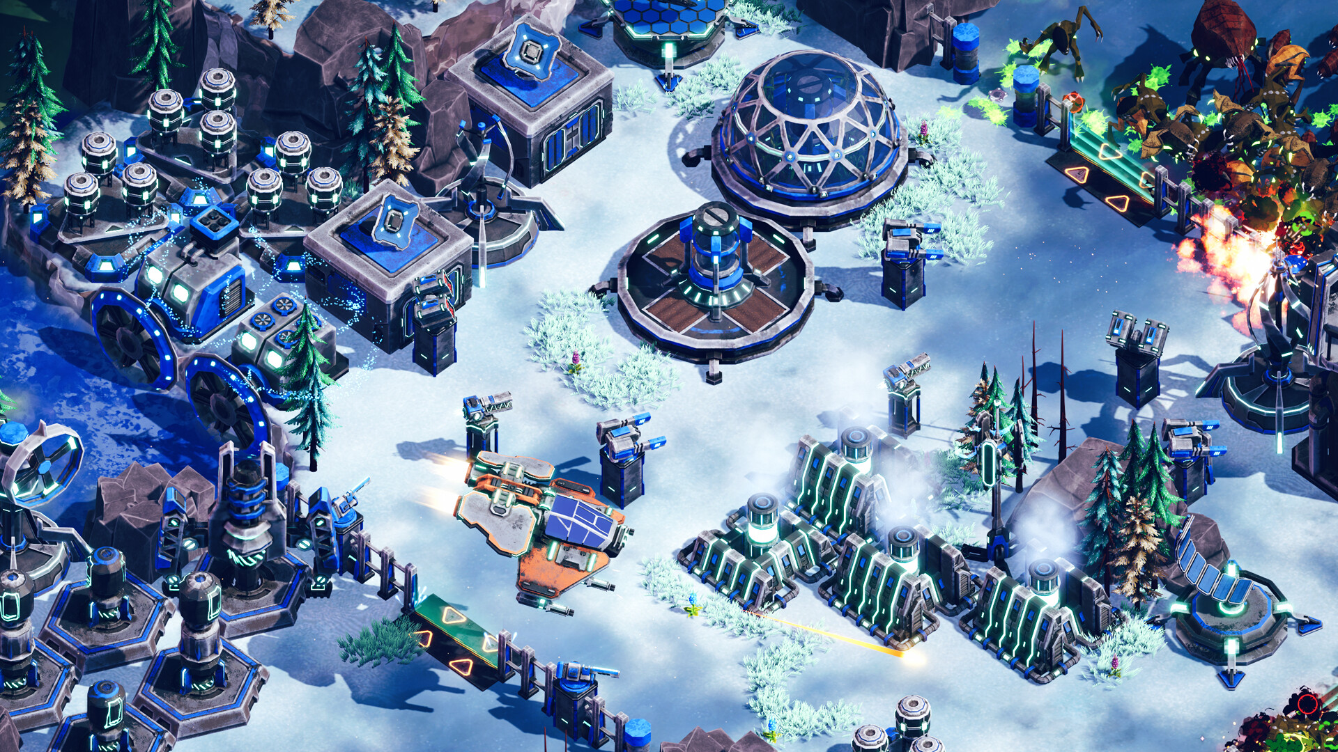 Project Tomorrow terraforming machines on a barren planet